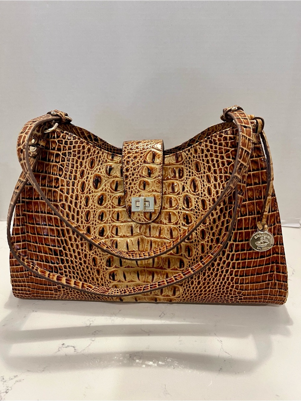 Brand new with tags Brahmin Madelyn handbag in Toasted Melbourne.